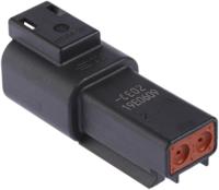 dt04-2p-ce02 Deutsch, DT Automotive Connector Socket 2 Way, Crimp Termination DT04-2P-CE02