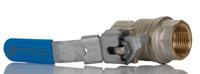 812-5185 RS PRO Brass Full Bore, 2 Way, Ball Valve, Threaded, BSP 3/4in, 14bar Operating Pressure