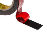 3m-5952-19mm-x-3m 3M 5952F, VHB™ Black Foam Tape, 19.0mm x 3.0m, 1.10mm Thick