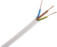 775-6110 RS PRO 3183Y 0.75 mm² 3 Core Power Cable, H05VV-F, White PVC, 100m