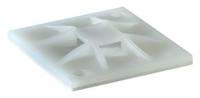151-10903-qm40-pa66-na HellermannTyton Natural Cable Tie Mount 40 mm x 40mm, 8.4mm Max. Cable Tie Width