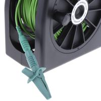 187-3801 RS PRO Green Test Lead Extension Reel, 50m Cable Length, CAT III 600V safety category