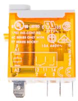 466180240040 Finder Plug In Power Relay, 24V ac Coil, 16A Switching Current, SPDT