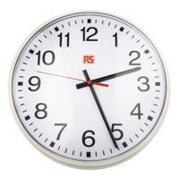 366-3137 RS PRO White Analog Wall Clock, 320mm Diameter