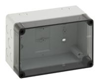 74401201 Spelsberg AK Compact Range Series Transparent Polystyrene Enclosure, IP65, Transparent Lid, 200 x 125 x 122mm