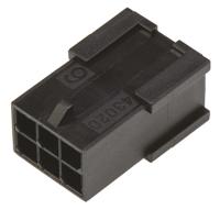 43020-0601 Molex, Micro-Fit 3.0 Male Connector Housing, 3mm Pitch, 6 Way, 2 Row