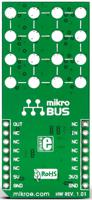 mikroe-1881 MikroElektronika MIKROE-1881, 4x4 RGB Click LED Matrix Display Add On Board With WS2812, MCP1826 LDO regulator