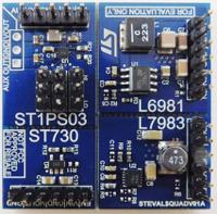 steval-quadv01 STMicroelectronics Power Management Evaluation Board Evaluation Board for STEVAL-QUADV01 for STEVAL-QUADV01 evaluation