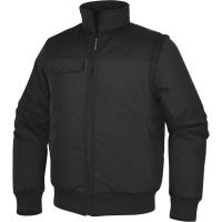 newd2gnxg Delta Plus NEWDELTA2 Black/Green/White/Yellow, Windproof Work Jacket, XL