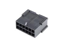 43020-1201 Molex, Micro-Fit 3.0 Male Connector Housing, 3mm Pitch, 12 Way, 2 Row
