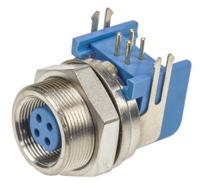 5-1437719-7 TE Connectivity Circular Connector, 4 Contacts, Panel, Subminiature Connector, Socket, Female, IP65, TRIAD 01 Series
