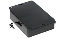 1591gf2bk Hammond 1591 Series ABS General Purpose Enclosure, IP54, Flanged, 122 x 30 x 94mm