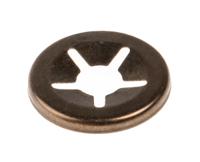 172-335 RS PRO Enamelled Steel Open Push-On Fastener for 4mm Shaft