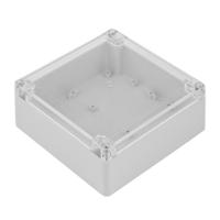 186-2286 RS PRO Grey ABS, Polycarbonate Enclosure, IP67, IK07, 149.85 x 149.85 x 60mm