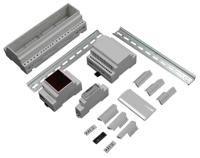 194-7579 RS PRO Solid Top Enclosure Type, 36 x 90 x 58mm, Polycarbonate DIN Rail Enclosure Kit