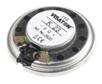 2820 Visaton 23mm dia 300mW nom Mid Range Speaker Driver, 8Ω, 420 Hz → 20 kHz