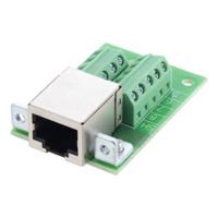 rj45ftj L-Com RJ4 Series Male Ethernet Connector, Cable Horizontal