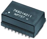 7490140112 Surface Mount Lan Ethernet Transformer, 24.55 x 18.25mm