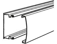 11500 Planet-Wattohm Keva White Mini Trunking - Closed Slot, W22 mm x D12mm, L2.1m, PVC