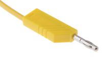 934064103 Hirschmann Test & Measurement, 16A, 60V dc, Yellow, 1.5m Lead Length