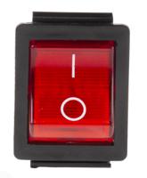 c1353vqnam Arcolectric (Bulgin) Ltd Illuminated DPST, On-Off Rocker Switch Panel Mount