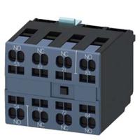 3rh19212xa220ma0 Siemens Auxiliary Switch Block, 4 Contact, 2NO + 2NC, Snap-On Mounting, SIRIUS 3RH