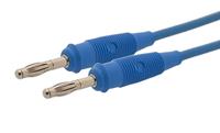 973388102 Hirschmann Test & Measurement, 16A, 30 V ac, 60V dc, Blue, 1m Lead Length