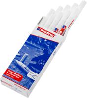 rs-4-780049 Edding White 0.8mm Extra Fine Tip Paint Marker Pen for use with Glass, Metal, Plastic, Wood