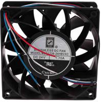 703-3473 RS PRO Axial Fan, 24 V dc, DC Operation, 383.9m³/h, 40.8W, 1.7A Max, 120 x 120 x 38mm