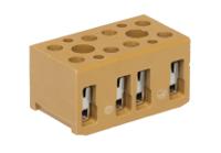 0625120000 Weidmuller BK Series Terminal Strip, 4-Way, 32A, 22 → 12 AWG Wire