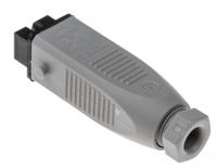 932037106-stak-200 Hirschmann, ST IP54 Black, Grey Cable Mount 2P + E Industrial Power Socket, Rated At 16A, 250 V