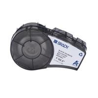 m21-17-423 Brady B-423 Black on Black on White Polyester Label, 25.40 mm Width