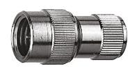 j01048a0000 Telegartner Straight RF Adapter Mini UHF Plug to FME Plug