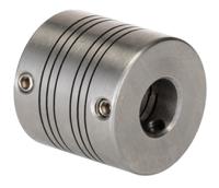 132-164 RS PRO Beam Coupling, 25mm Outside Diameter, 10mm Bore, 24mm Length Flexible Beam Coupling