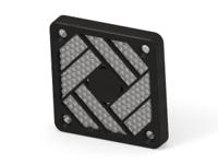 2430085-1 TE Connectivity Fan Filter for 60mm Fans, ABS Frame, 50 x 64.5mm