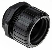 7tca296060r0144-xf40m40d Adaptaflex Straight, Conduit Fitting, 40mm Nominal Size, M40, Nylon 66, Black IP65 rating