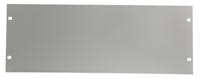 30118303 nVent SCHROFF Grey Aluminium Front Panel, 4U, 483 x 177mm