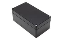 1590zgrp123bk Hammond 1590ZGRPBK Series Black Fibreglass Reinforced Polyester Enclosure, IP66, 220 x 120 x 90mm