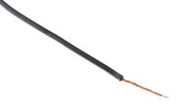 8955-01-020 Hew Heinz Eilentropp SIFF Series Black 0.25 mm² Hook Up Wire, 23 AWG, 130/0.05 mm, 20m, Silicone Insulation,