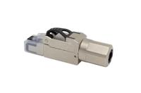 htc-c6as-mp12 HellermannTyton Connectivity HTC Series Plug Ethernet Connector, Cable, Cat6a Straight 1 Port