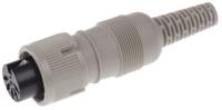 930764517-mak-3100-s Hirschmann, MAK 3 Pole Din Socket, DIN 41524, 4A, 34 V ac/dc IP30, Screw Lock, Female, Cable Mount