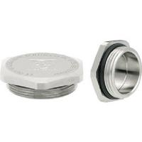 52103123 Lapp Blanking Plug, M20, Nickel Plated Brass, 26.4mm Diameter, Threaded