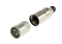 aaa3mz Switchcraft Cable Mount XLR Connector, Male, 3 Way, Silver Plating