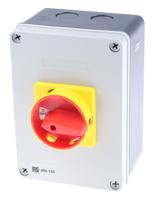 466-182 RS PRO 3P Pole DIN Rail Isolator Switch - 63A Maximum Current, 22kW Power Rating, IP65