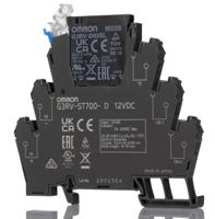 g3rv-st700-d-12vdc Omron G3RV-ST Series Solid State Interface Relay, 12 Vdc Control, 3 A Load, DIN Rail Mount