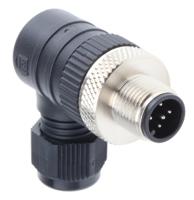 11605-rscw-57 Lumberg Automation Circular Connector, 5 Contacts, Cable, M12 Connector, Plug, Male, IP65, IP67, RSC Series