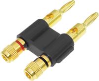 208-0284 RS PRO Black Male Banana Plug, 4 mm Connector, 32A, 30V, Gold Plating
