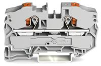 2216-1201 WAGO  TOPJOB S, 2216 Series Grey, 16mm², Single-Level, Push-In Cage Clamp Termination, ATEX, IECEx