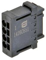 14310413101000 HARTING, 2.54mm Pitch, Har-Flexicon, 4 Way, Vertical, Pluggable Terminal Block, Plug, Cable Mount, Screw Termination,