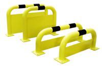 174-5902 RS PRO Black & Yellow Steel Protection Barrier